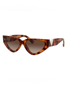 BNWT Valentino Tortoiseshell Brown Gradient Cat-Eye Sunglasses